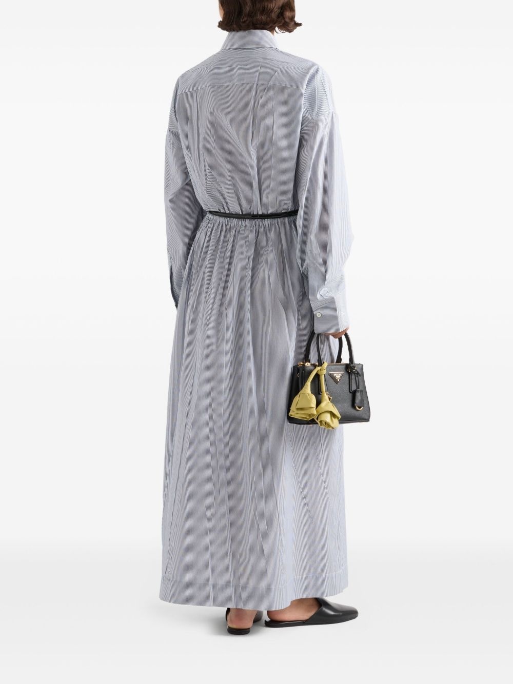 striped poplin dress - 3
