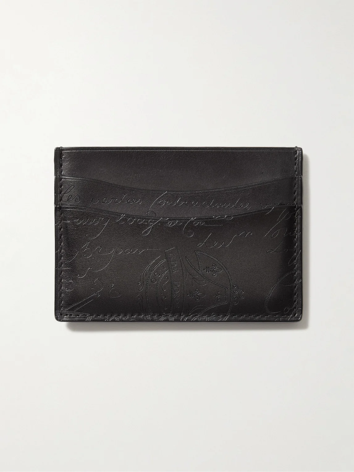 Bambou Scritto Venezia Leather Cardholder - 1