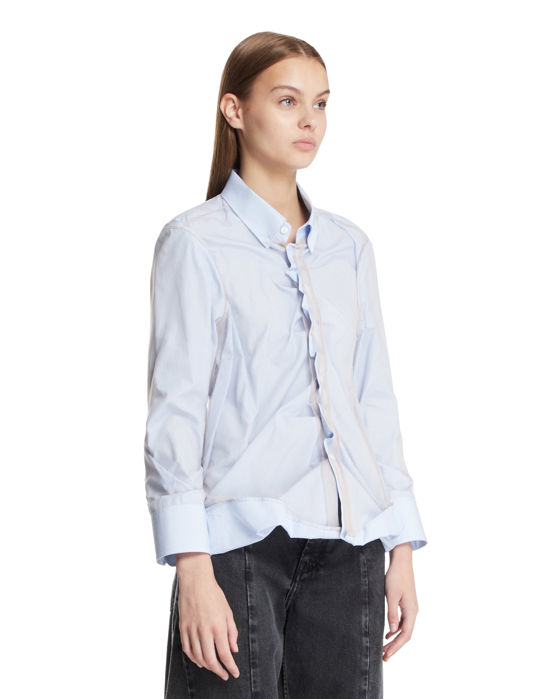 Blue Layered Shirt - 4
