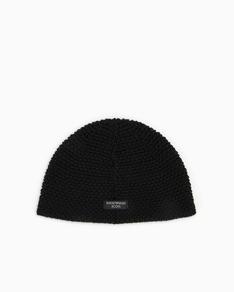 EMPORIO ARMANI ICON CROCHET CAP outlook