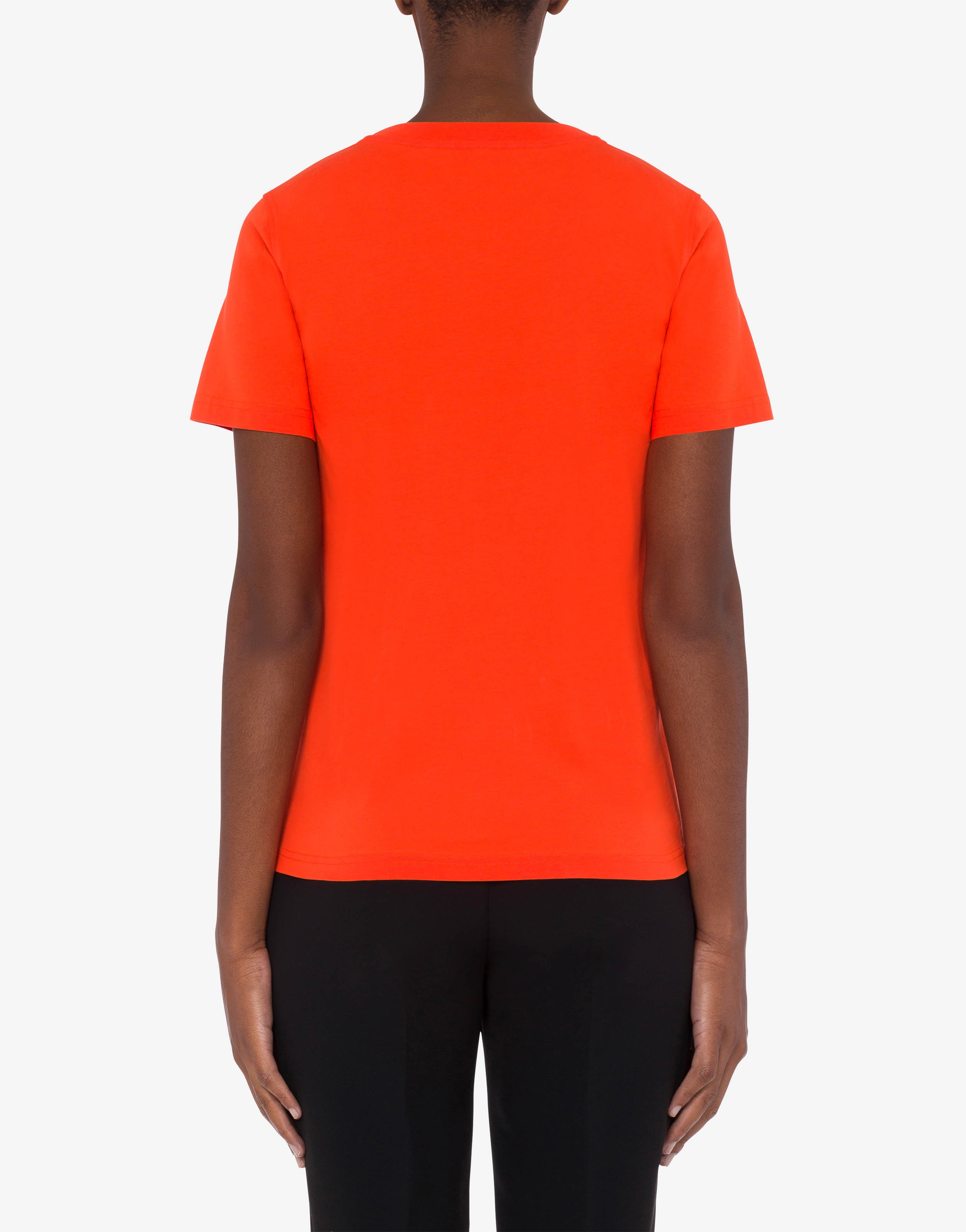 MOSCHINO COUTURE ORGANIC JERSEY T-SHIRT - 3