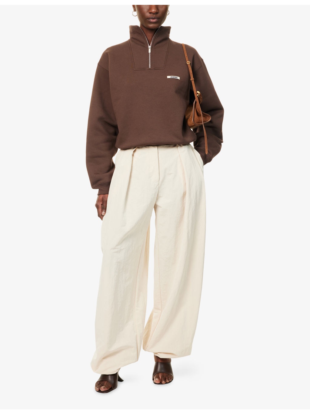 Le Camionneur High-Neck Cotton Sweatshirt - 2