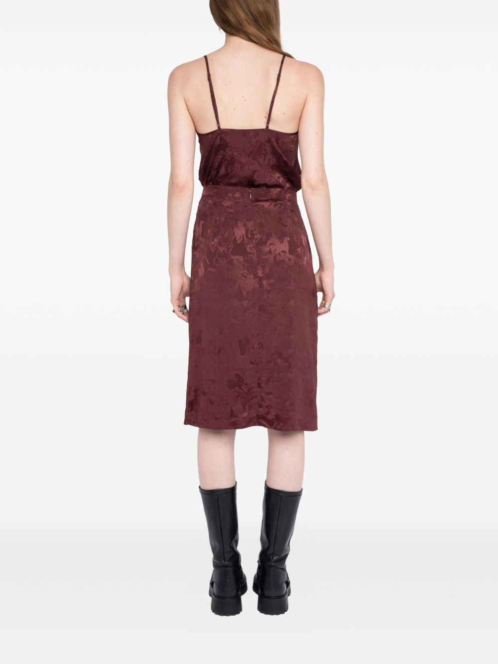 floral-lace horse-motif skirt - 3