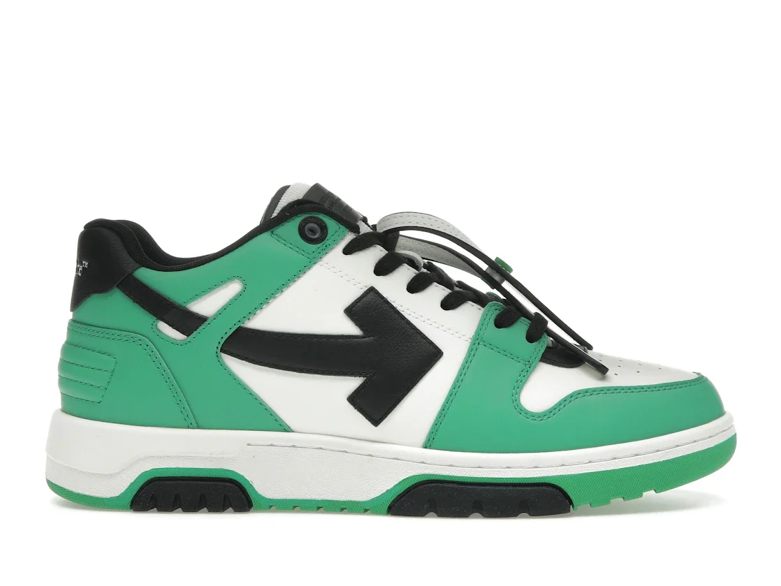 OFF-WHITE Out Of Office "OOO" Low Tops Green Black - 1