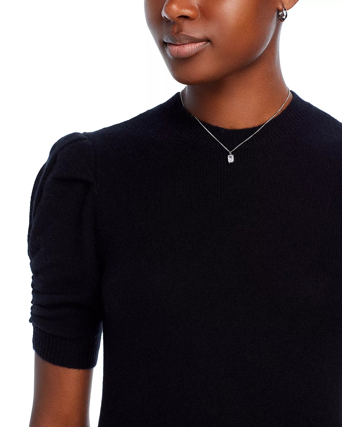 Ruched Puff Sleeve Sweater - 5