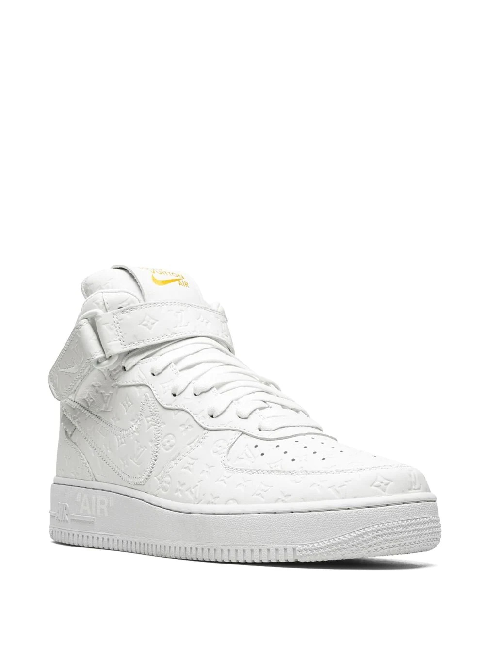 x Louis Vuitton x Virgil Abloh Air Force 1 Mid "White/White" sneakers - 2