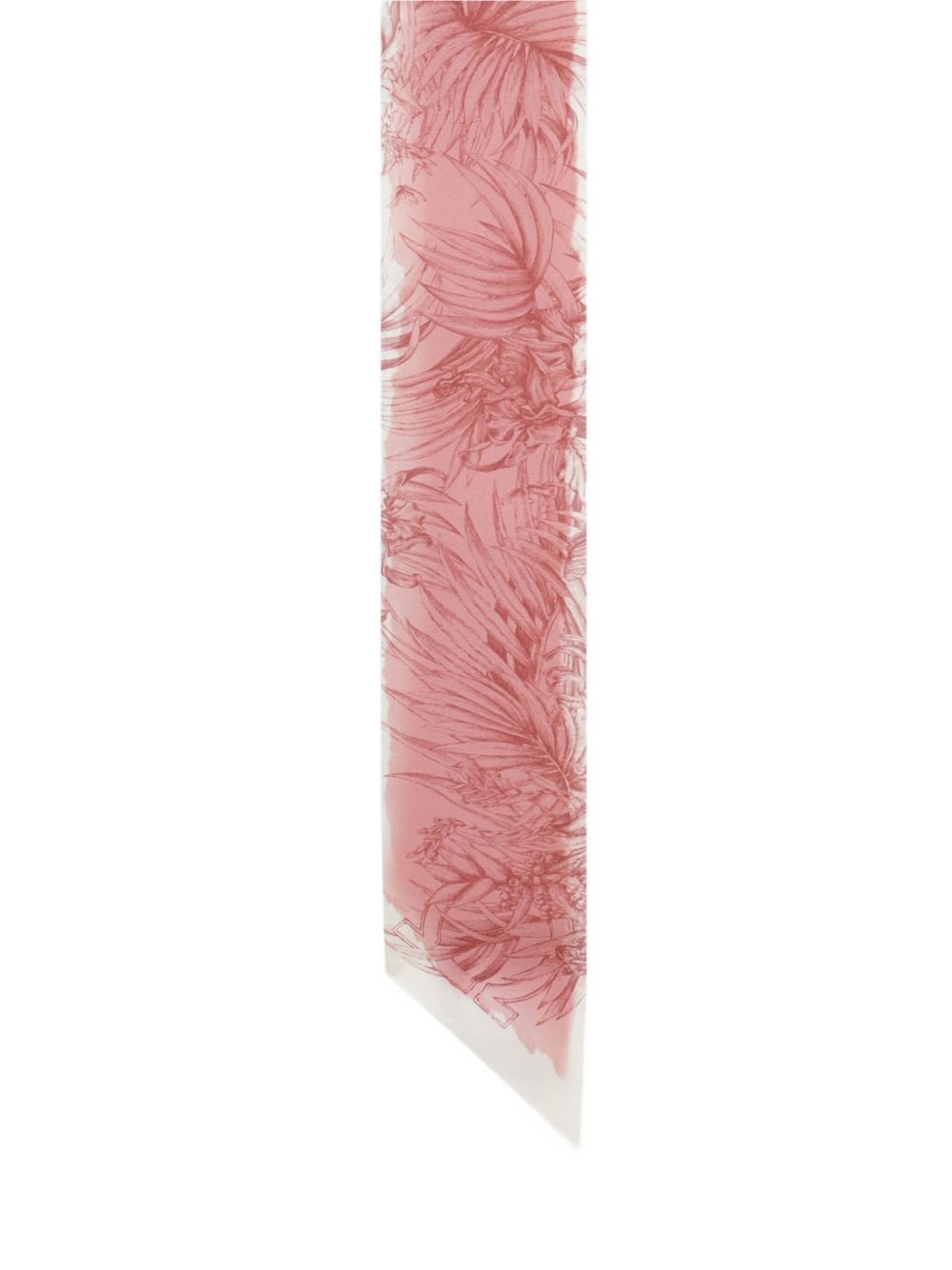 Gravure-print silk bandeau - 2