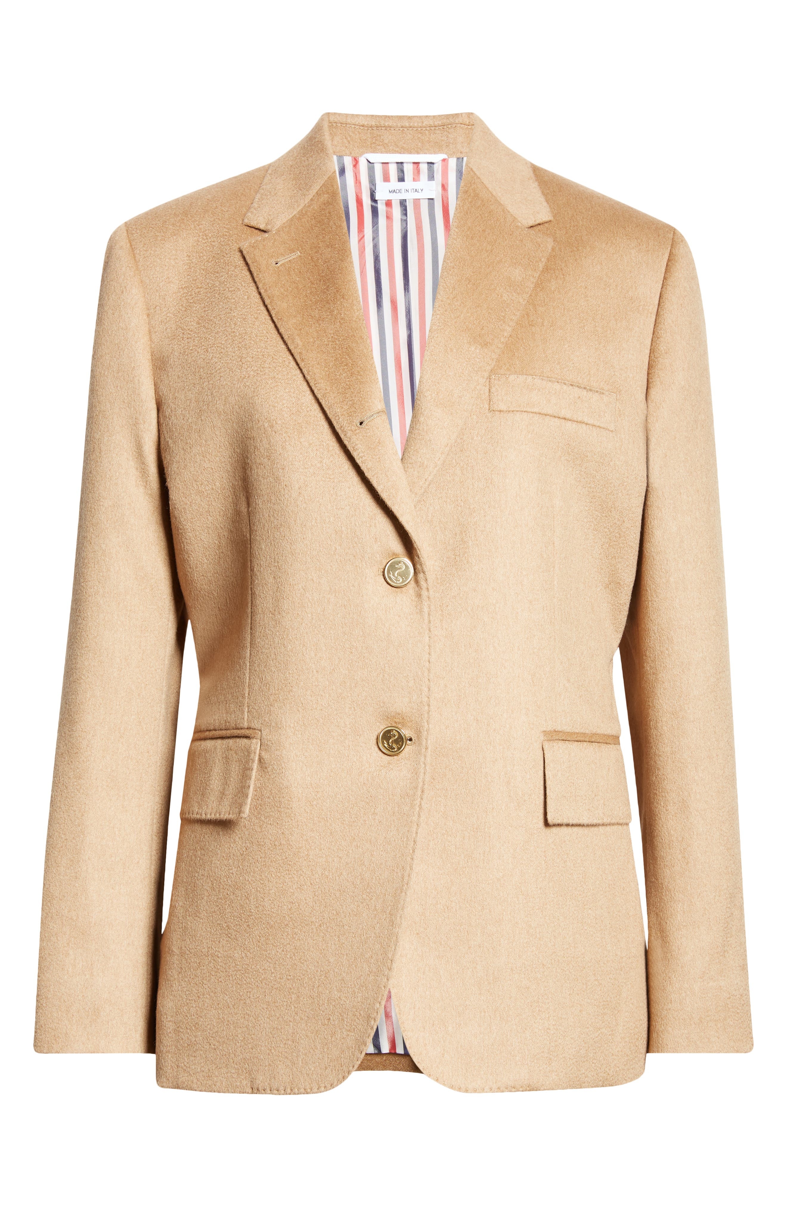 Thom Browne Classic Camel Hair Sport Coat at Nordstrom - 7