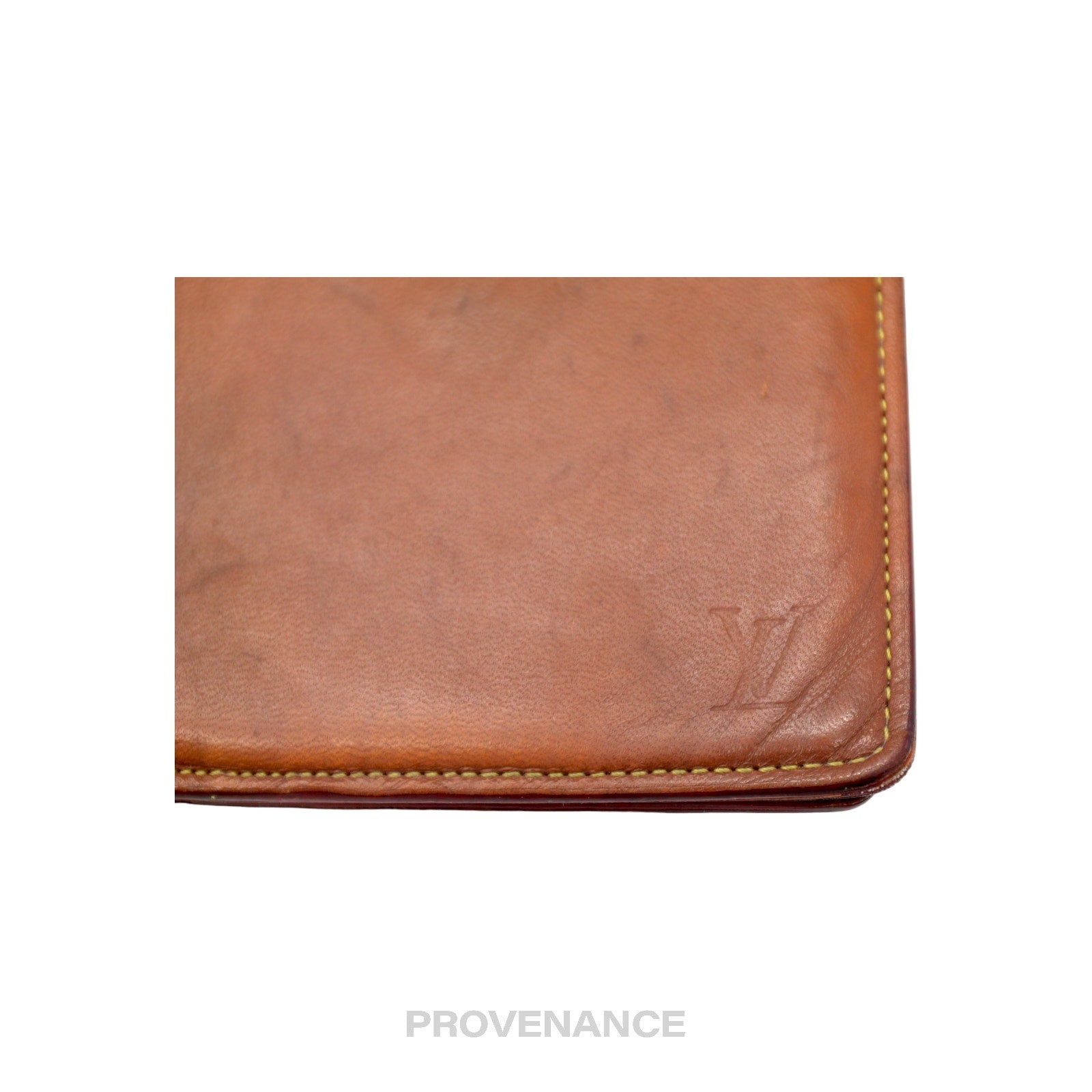 Louis Vuitton Marco Wallet - Nomade Caramel Leather - 8