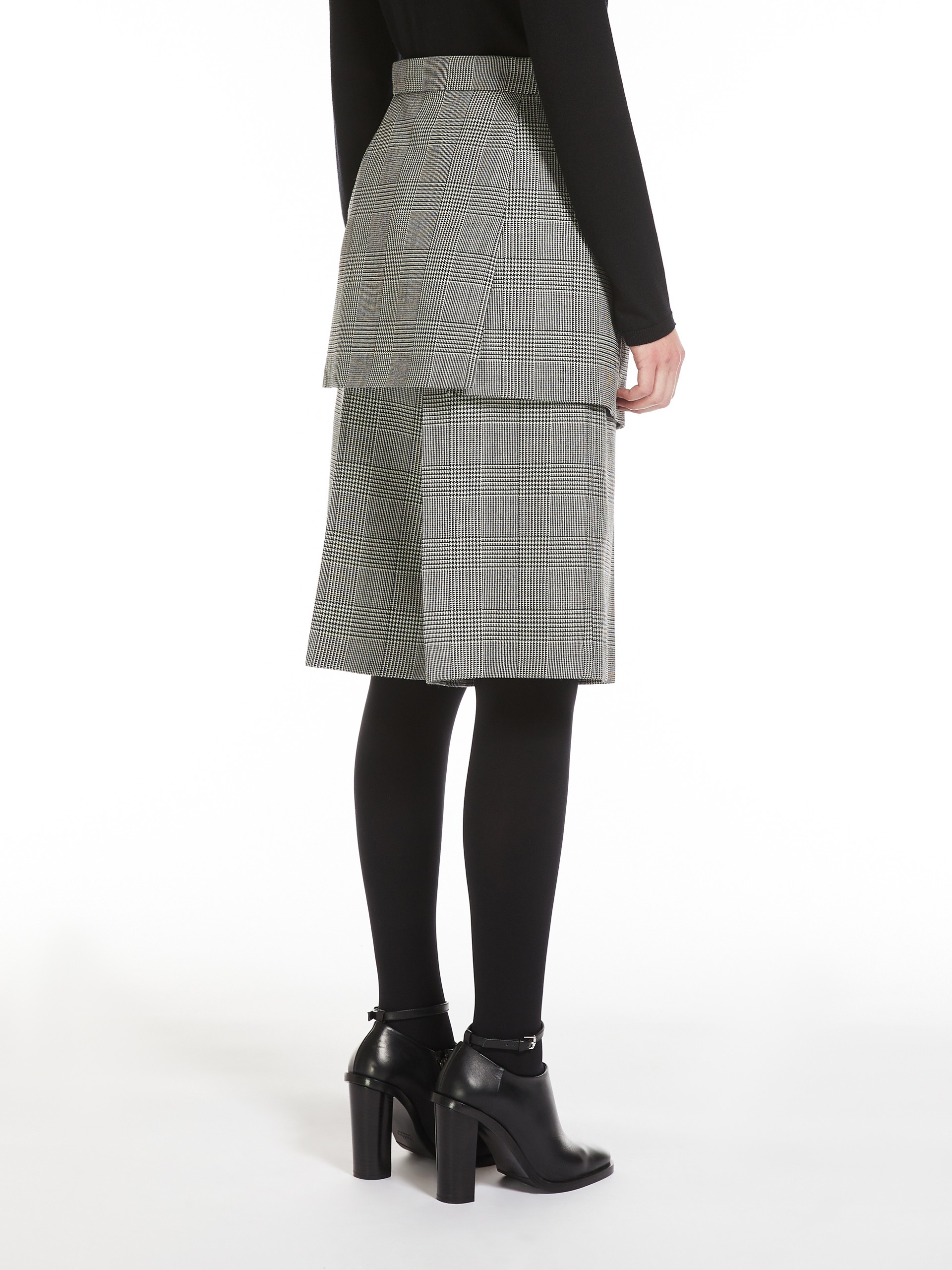 CORDOVA Bermuda shorts in patterned Batavia wool - 4