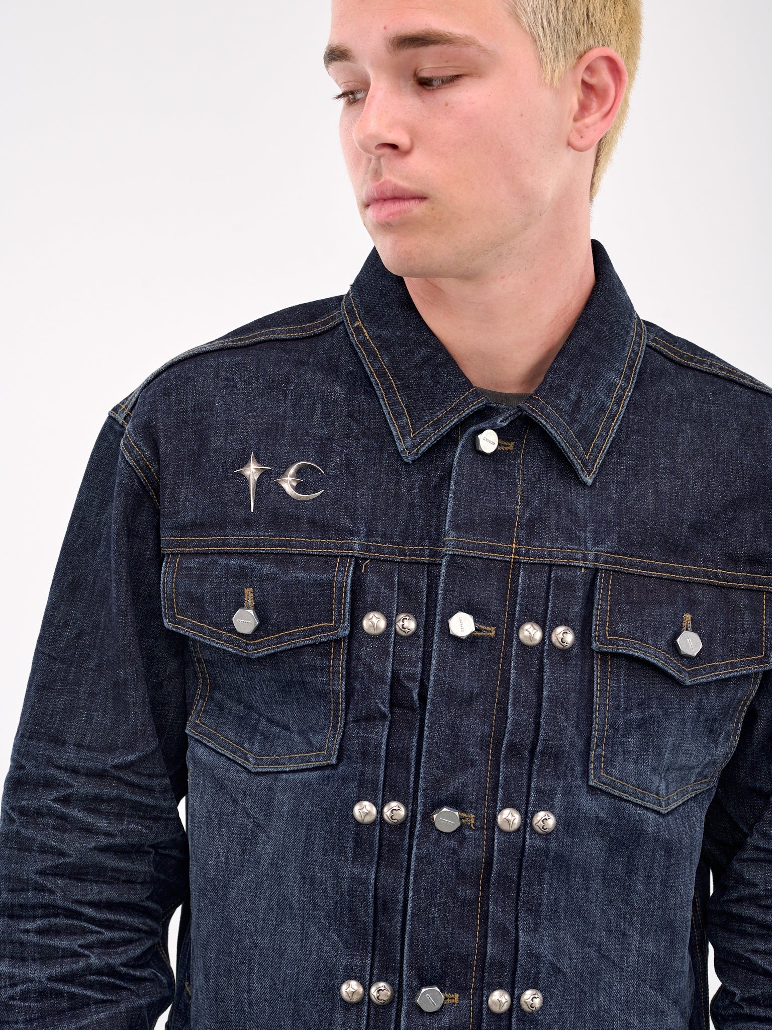 【Thug Club】 Naval Warfare Denim Jacket Naval Warfare Denim Jacket – thug club