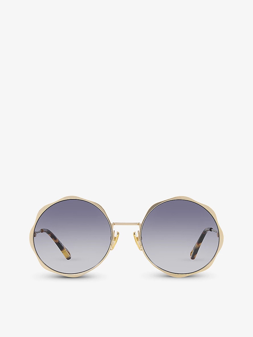CH0184S round-frame metal sunglasses - 1