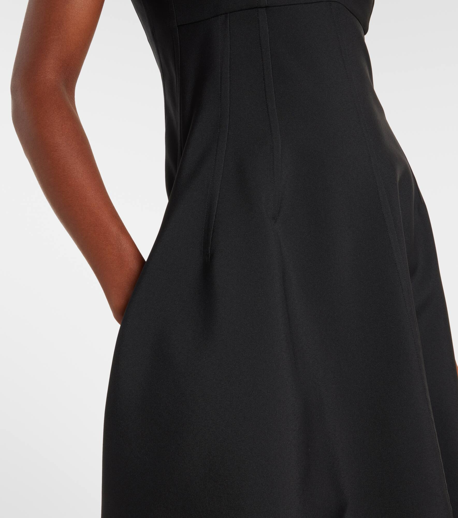 Gabardine midi dress - 5