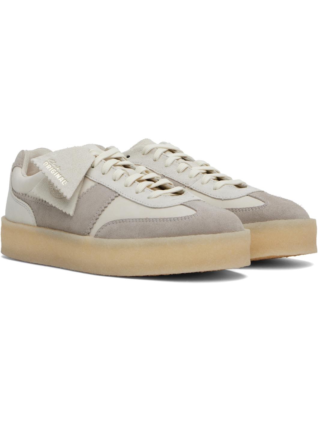 Off-White & Gray Tor 80 Sneakers - 4