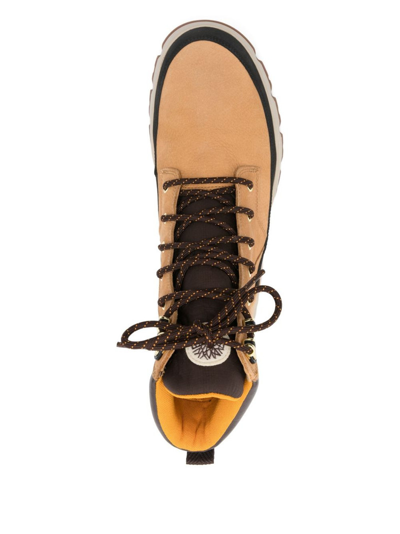 Greenstride lace-up chunky-sole hiking boots 4