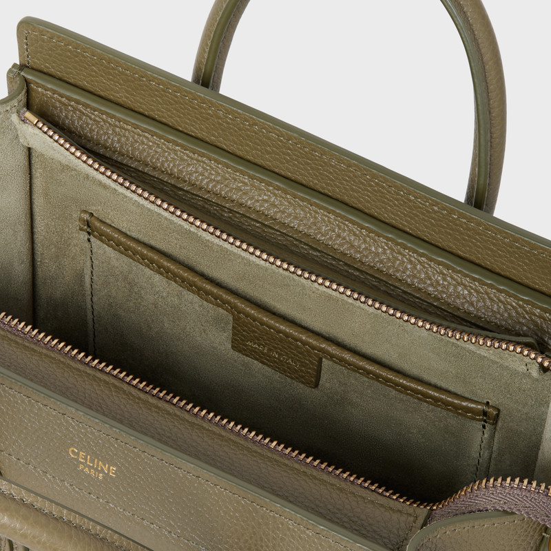 Nano Luggage bag in drummed calfskin 4