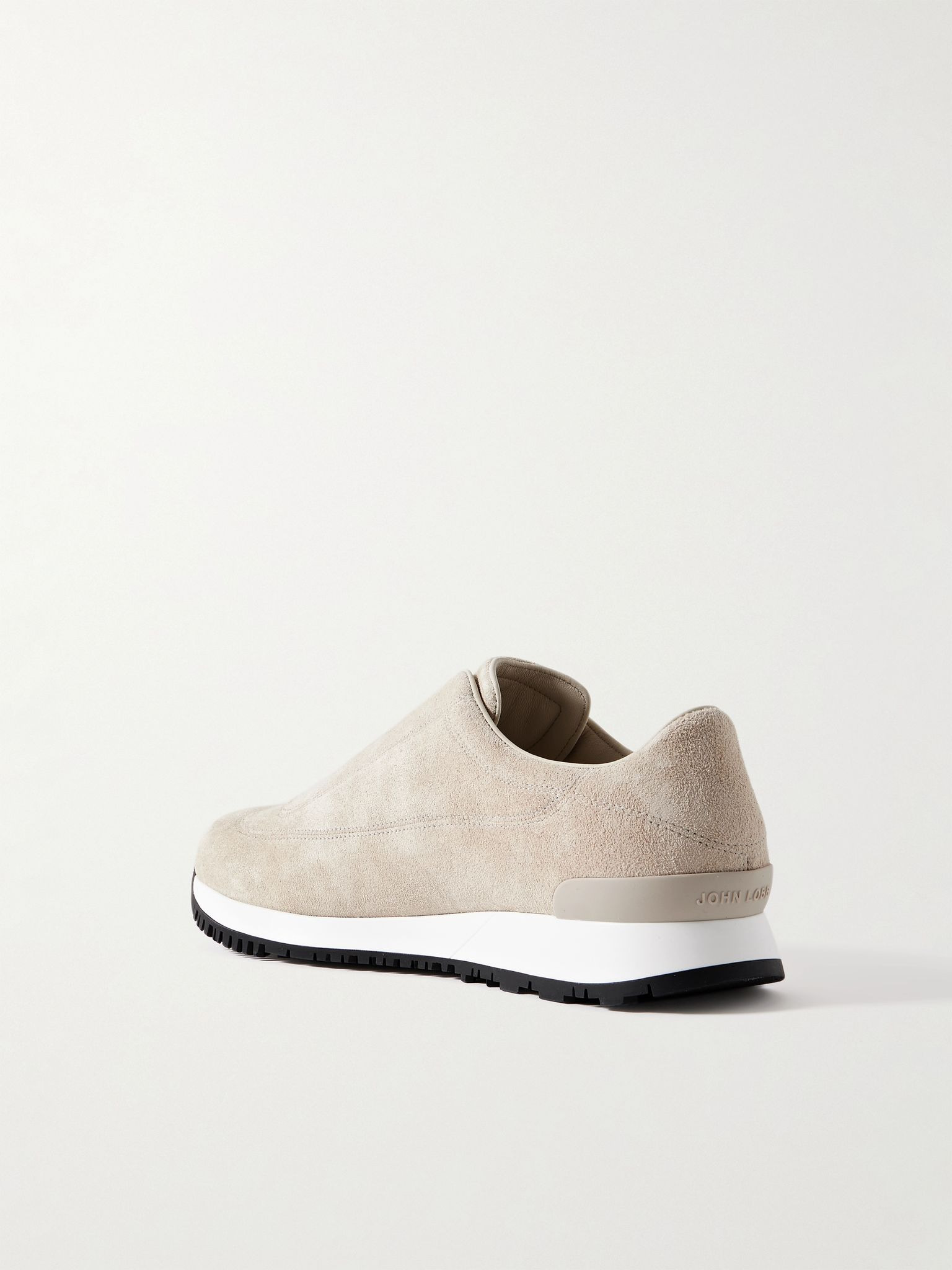 Lift Suede Slip-On Sneakers Beige - 4