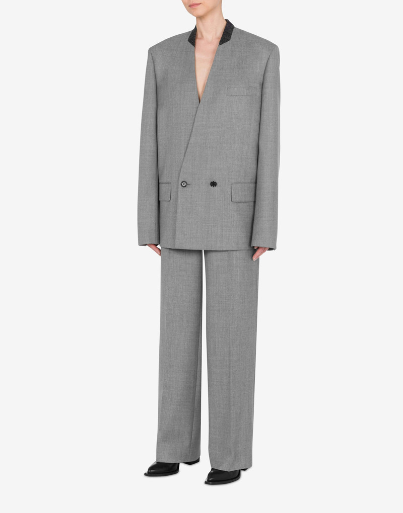 Moschino JACKET IN DYED WOOLEN CLOTH outlook