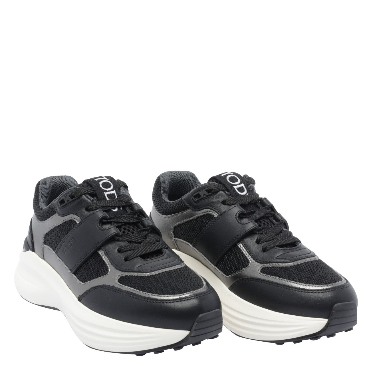 Tod's Men Leather And Technical Fabric Sneakers - 2