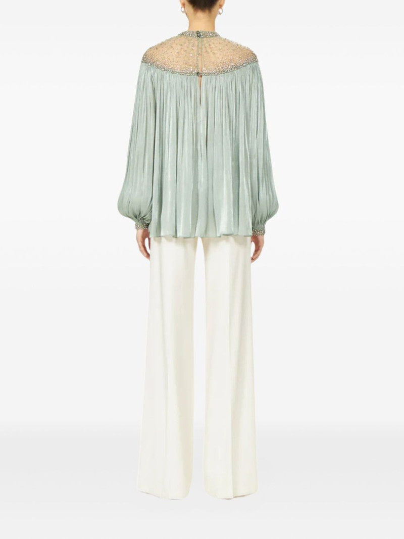 Timea crystal-embellished blouse 3