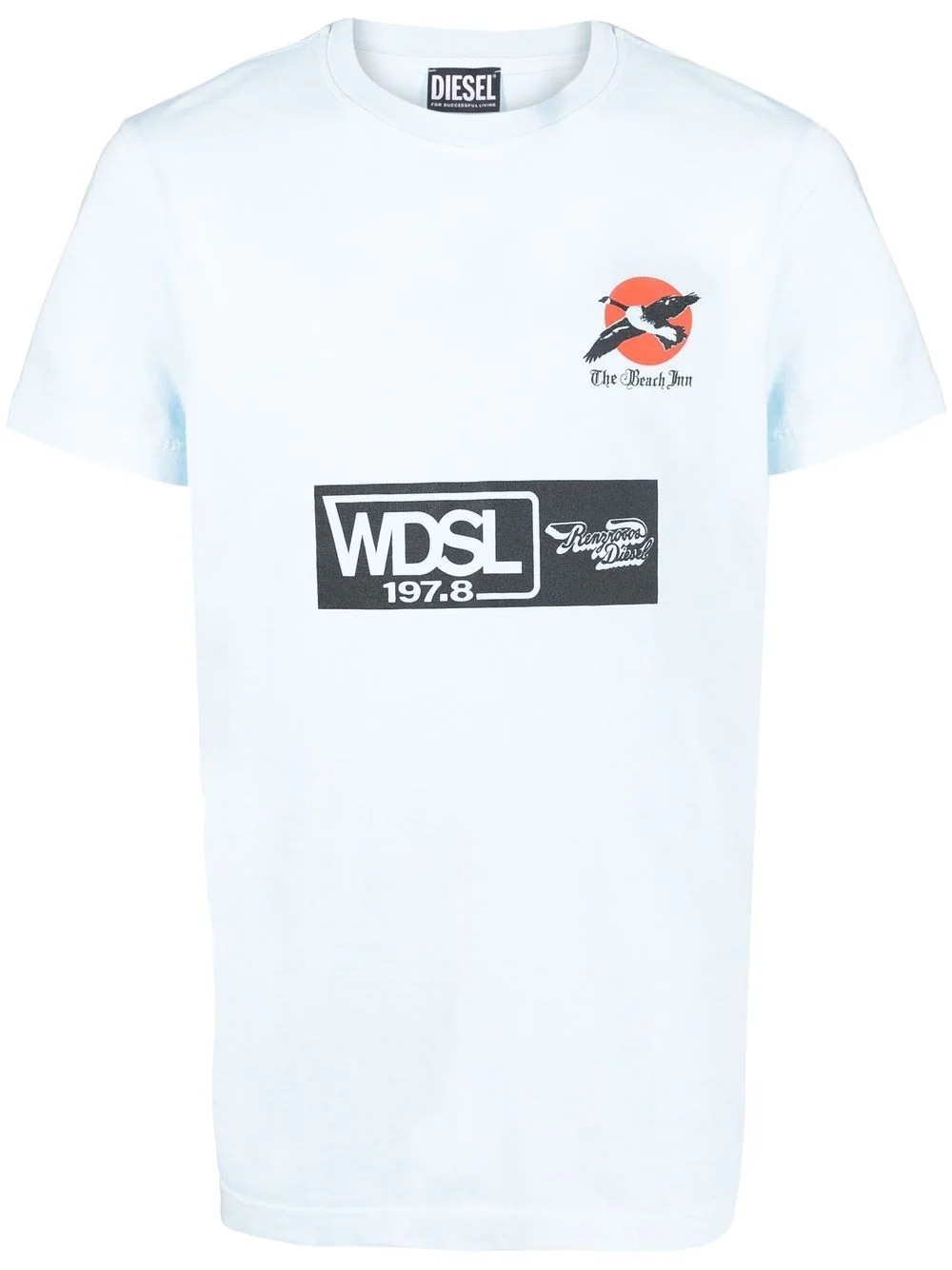 logo-print short-sleeved T-shirt - 1