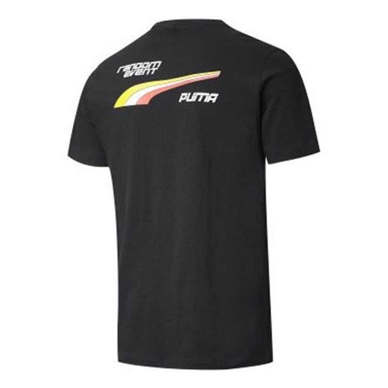 PUMA PUMA x Randomevent Tee 'Black White Red Yellow' 598068-01 outlook