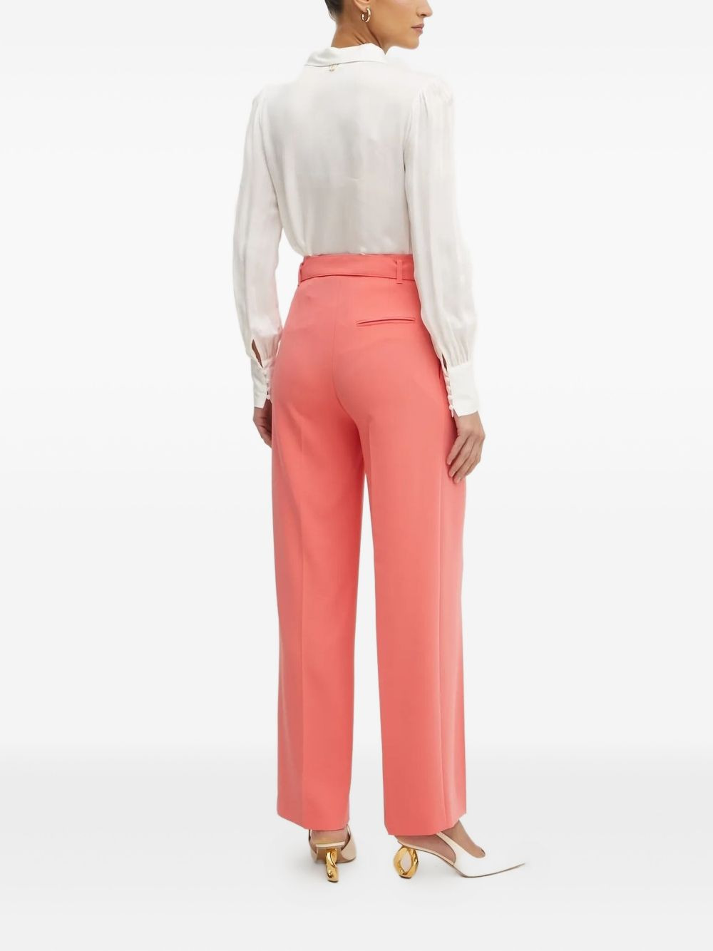 tie-waist trousers - 2