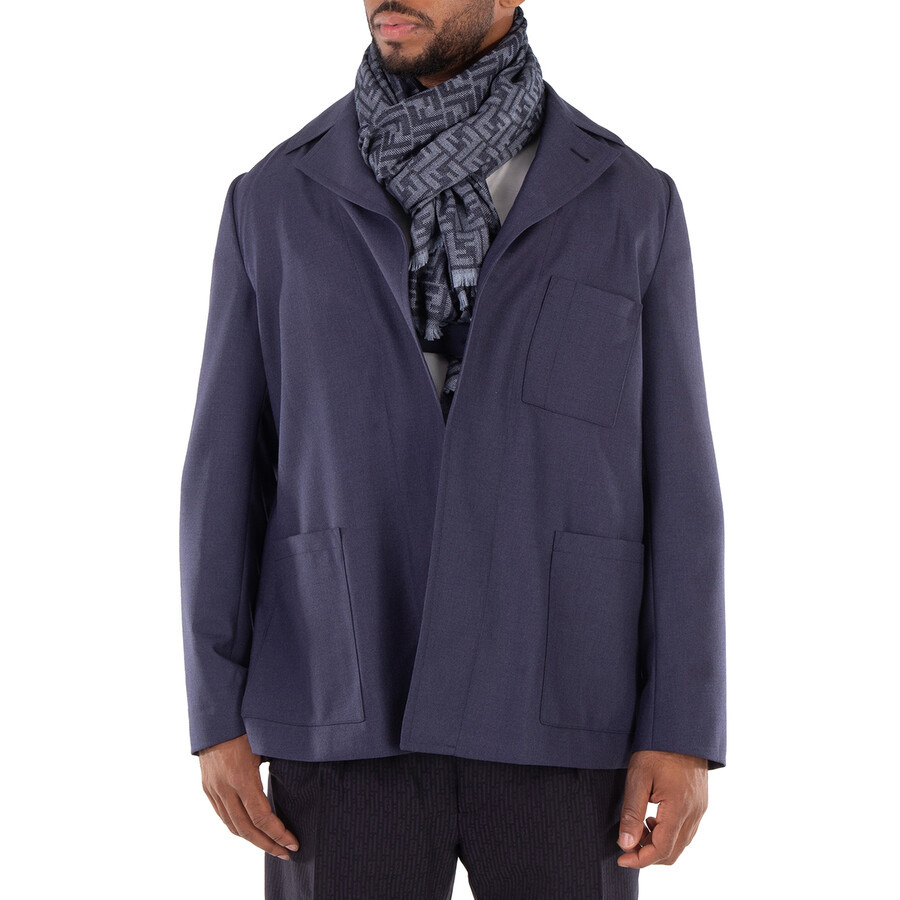 Fendi FF Jacquard Wool Scarf - 2