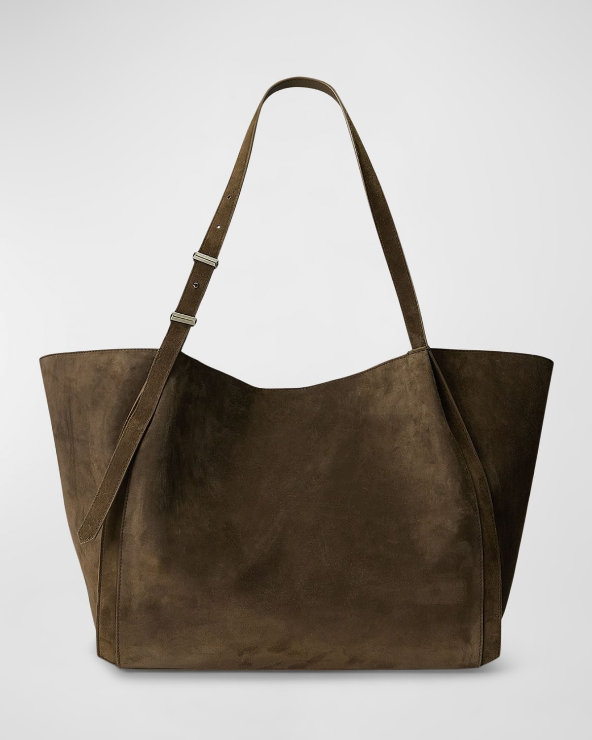 Large Cashmere Suede Tote Bag - 5