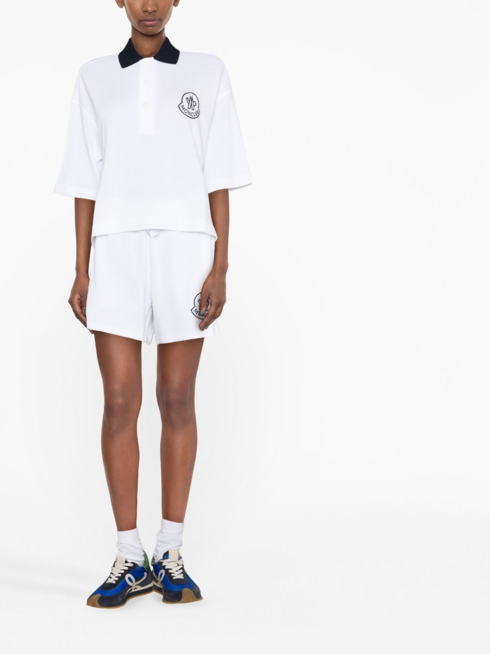 drawstring cotton shorts - 2