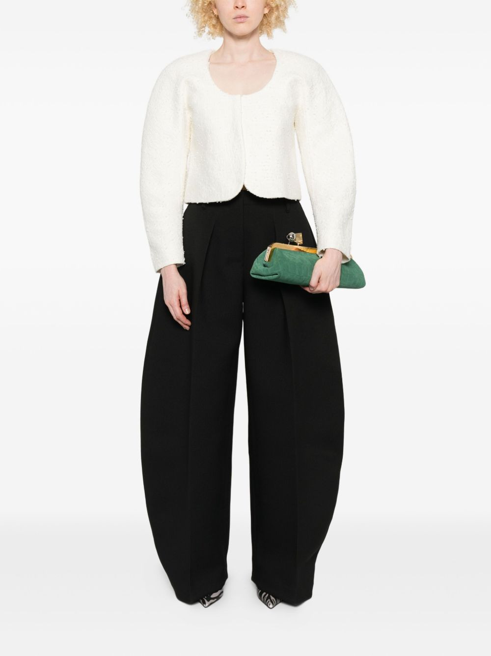 pleated balloon trousers - 2