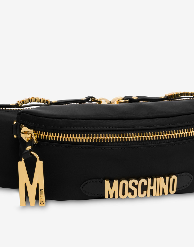 LETTERING LOGO NYLON BELT BAG 4