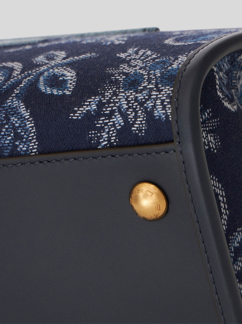 SMALL JACQUARD LOVE TROTTER BAG WITH APPLES 7