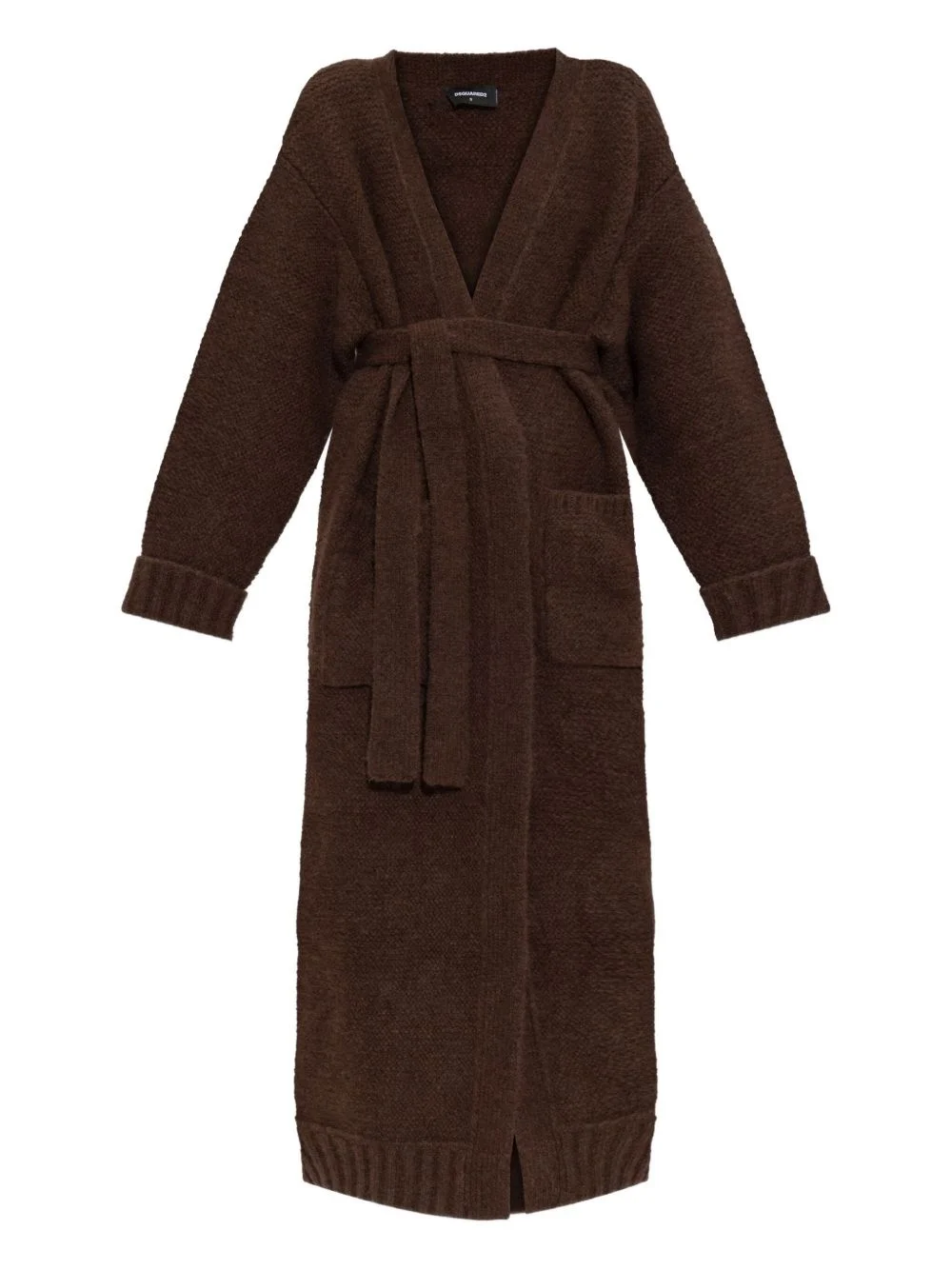 belted cardi-coat - 1