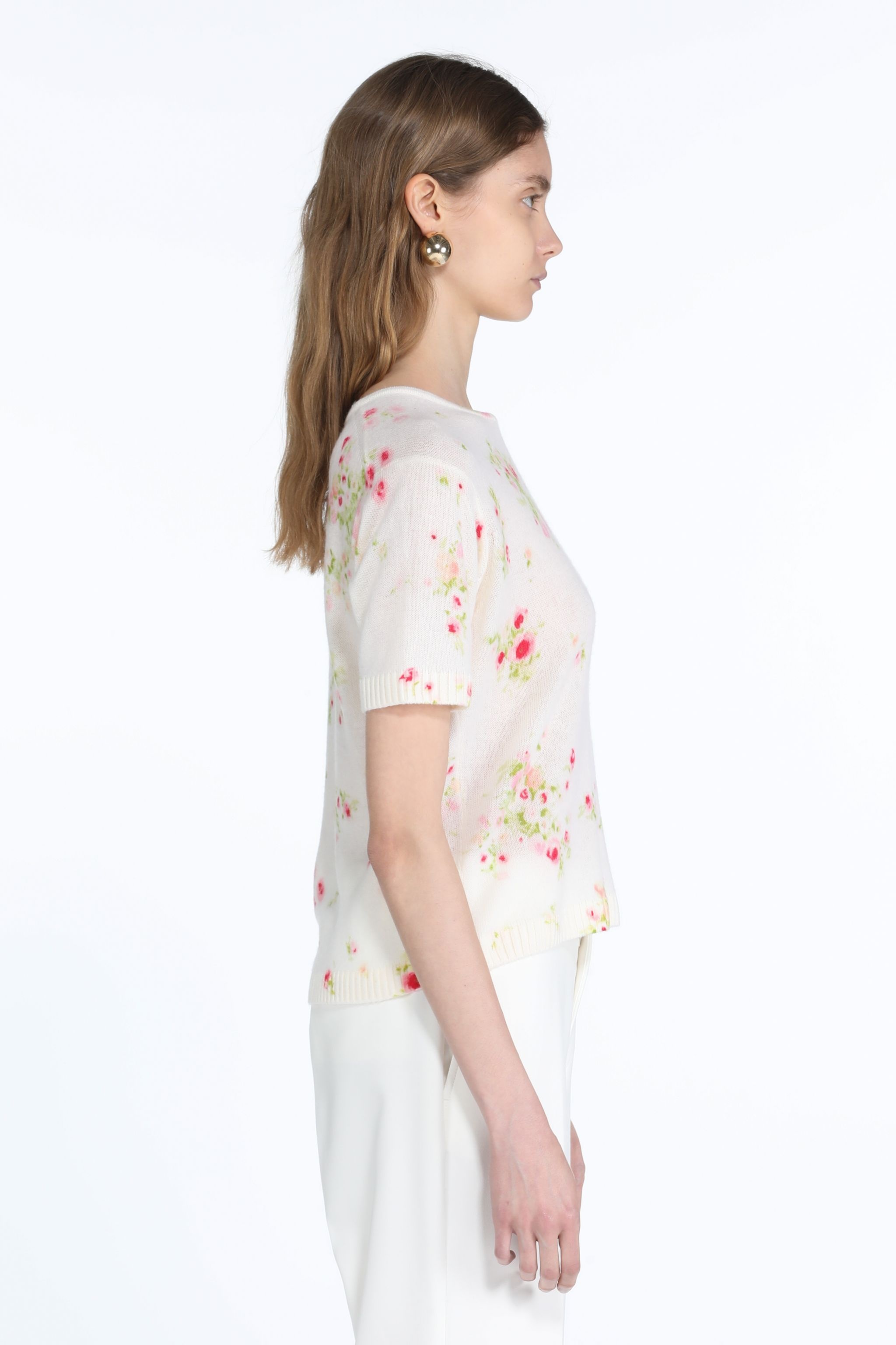 FLORAL-JACQUARD SWEATER - 3
