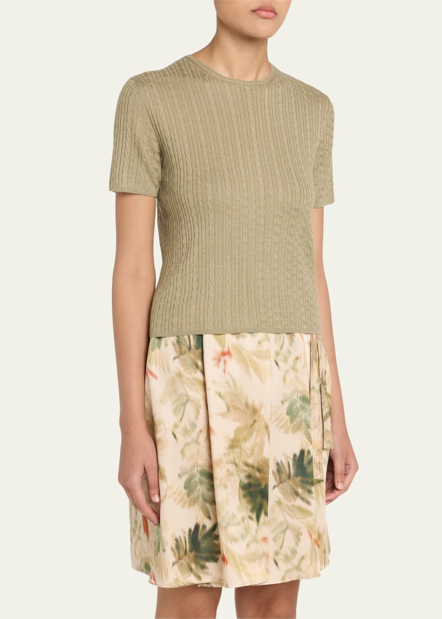 Rimella Cable-Knit Crewneck Sweater - 4