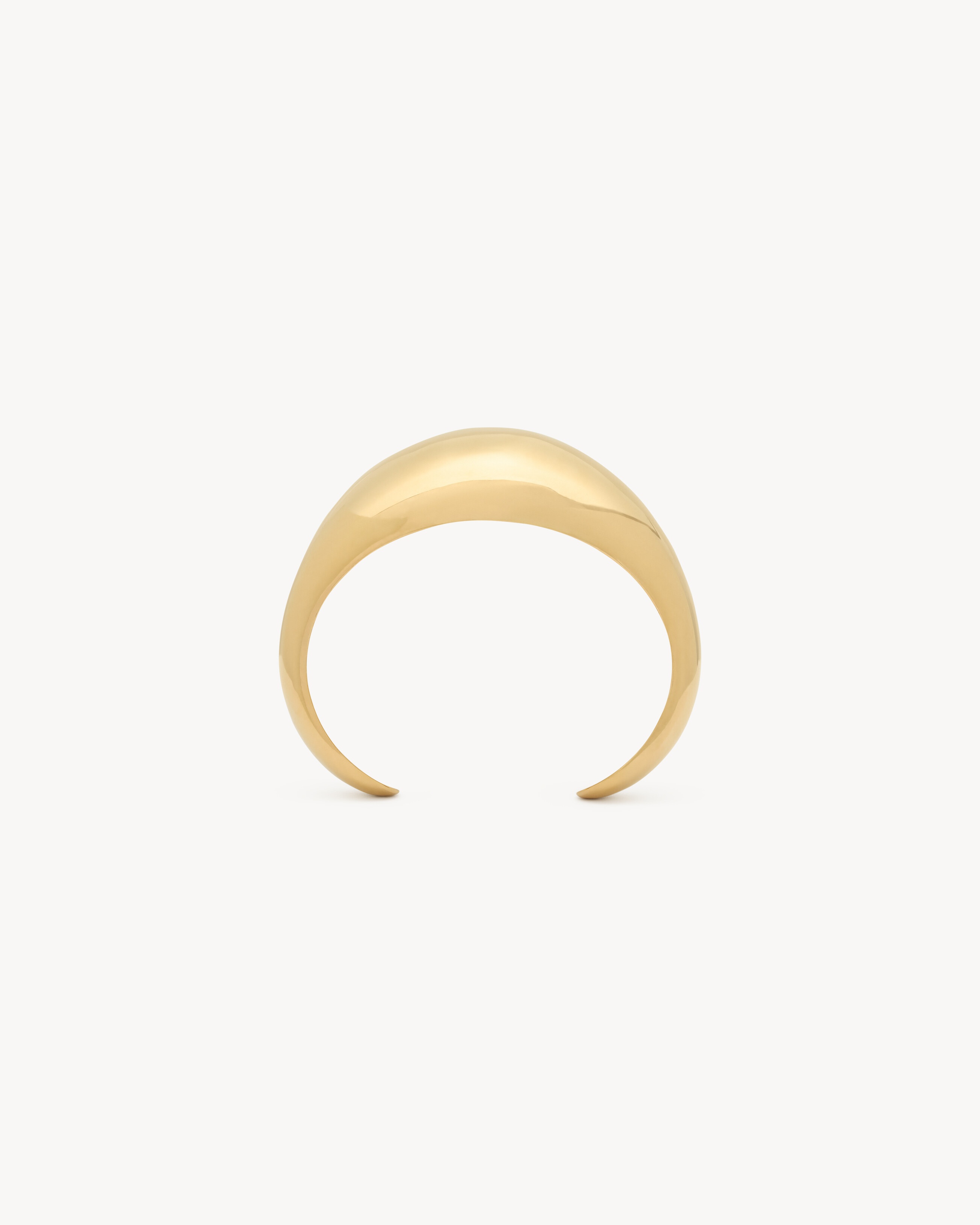 TEARDROP DOME CUFF IN METAL - 2