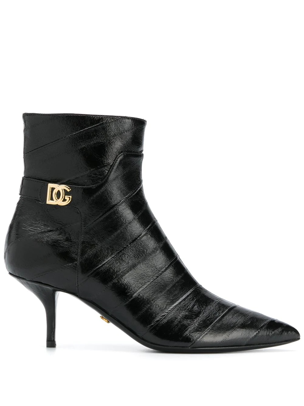 Cardinale crossed logo ankle boots - 1