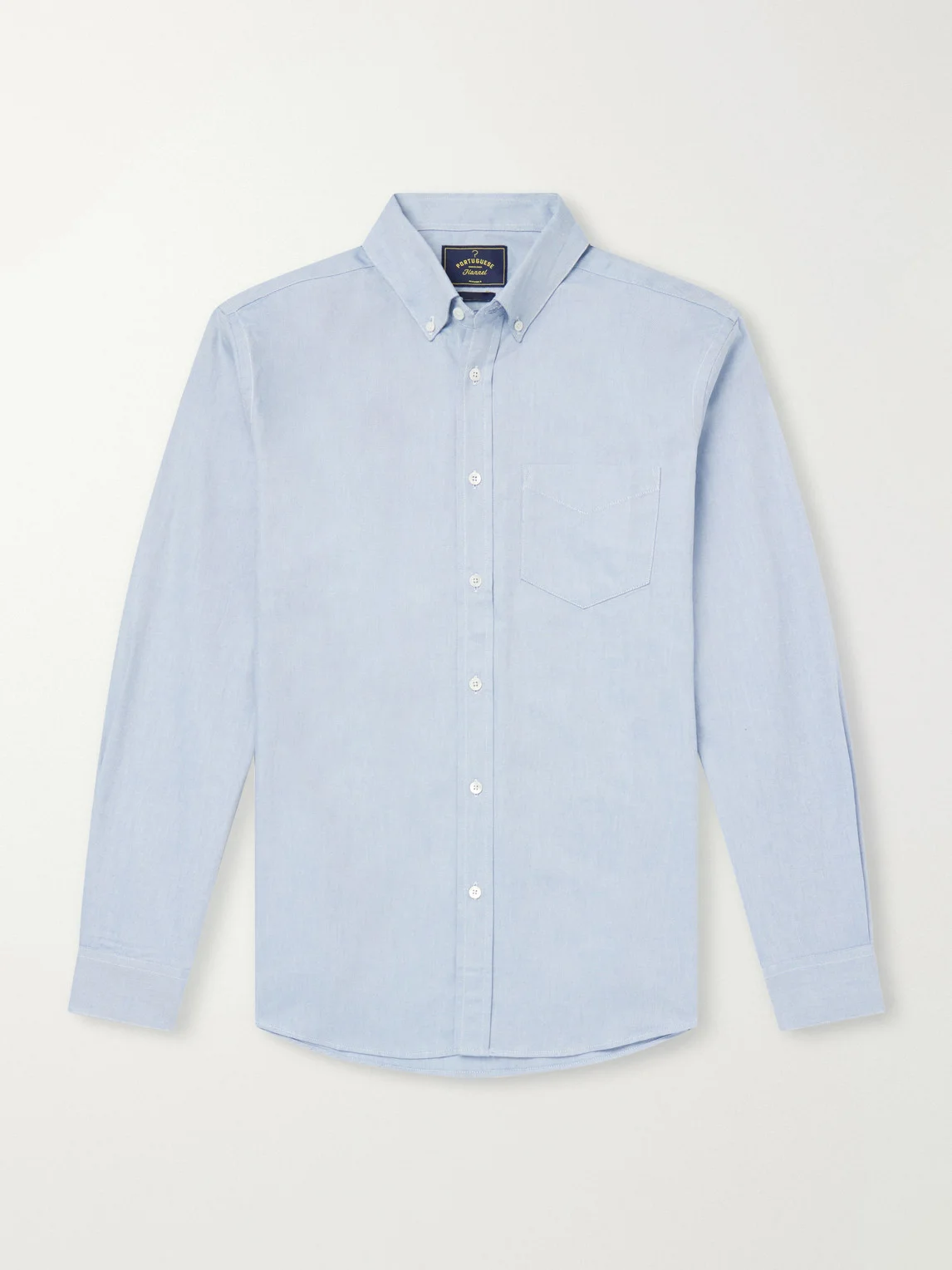 Montebelo Button-Down Collar Cotton-Poplin Shirt - 1