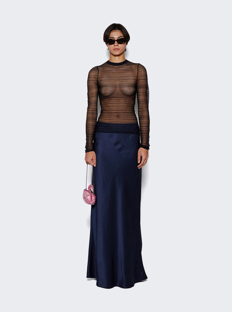 CHRISTOPHER ESBER Refraction Long Sleeve Dress Blue outlook