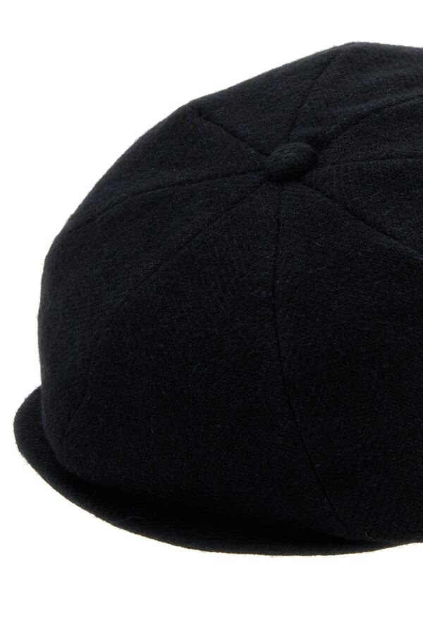 Black gabardine hat - 4