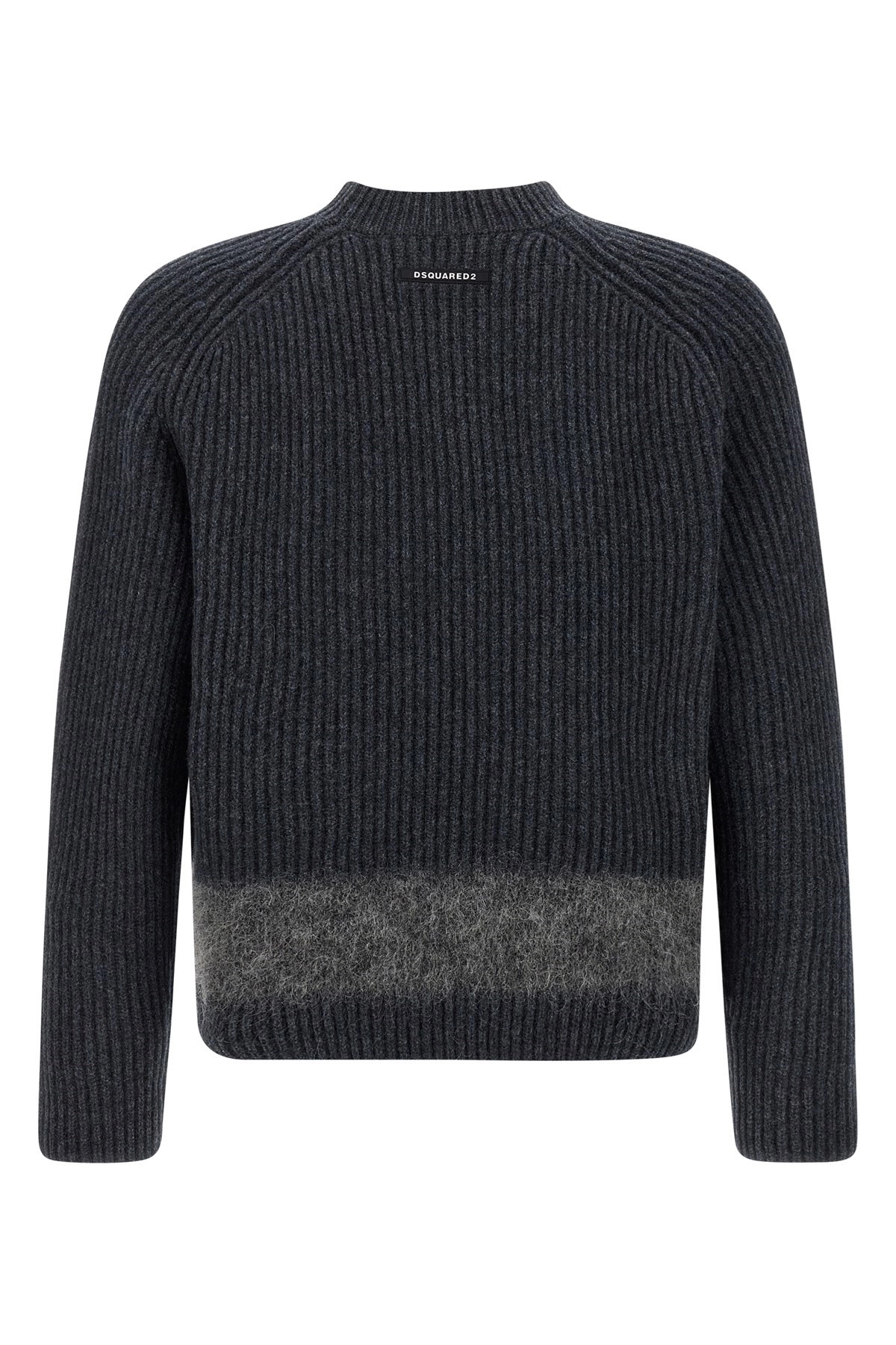 Carded wool insert sweater - 2