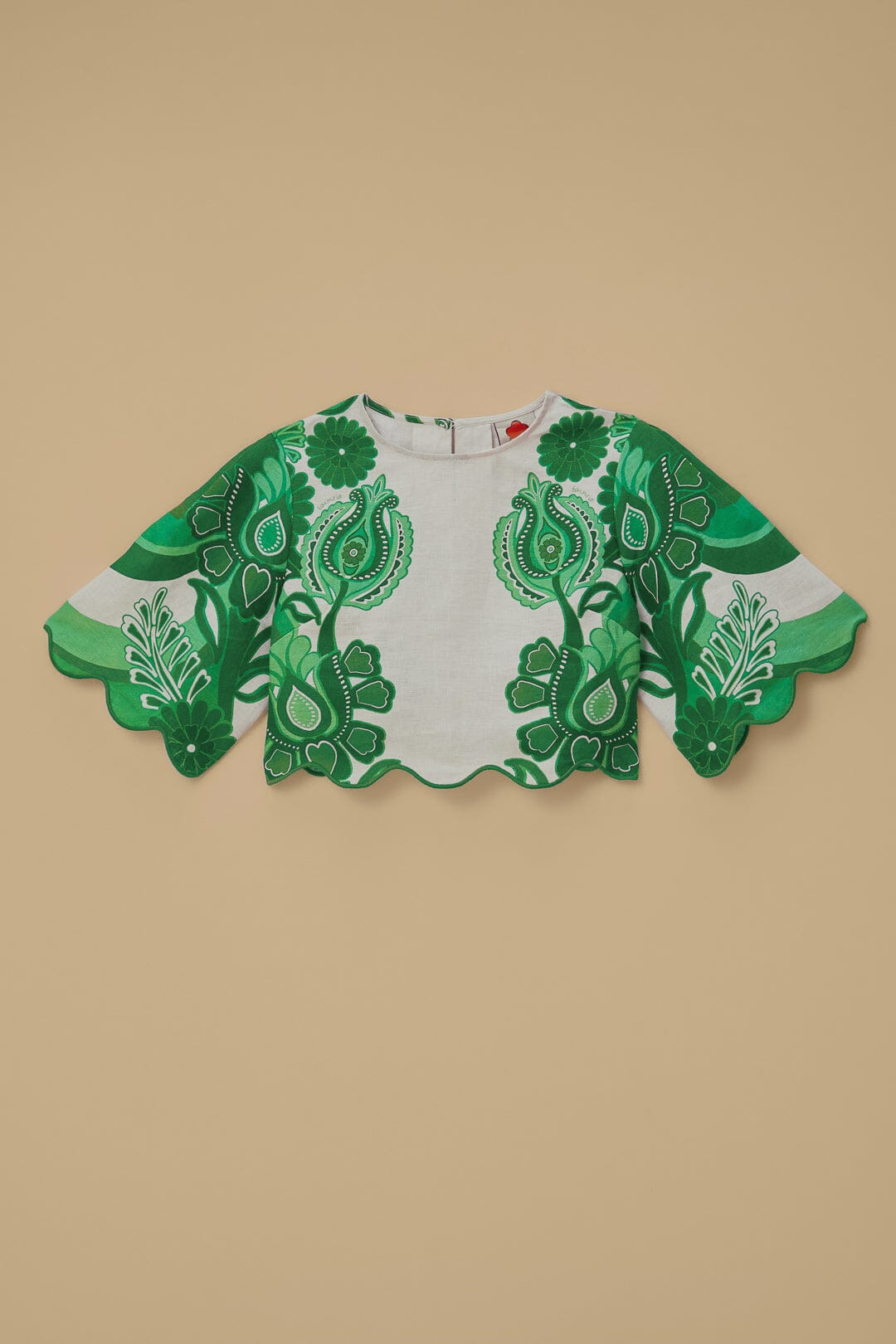 Green Color Festival Euroflax™ Blouse - 7