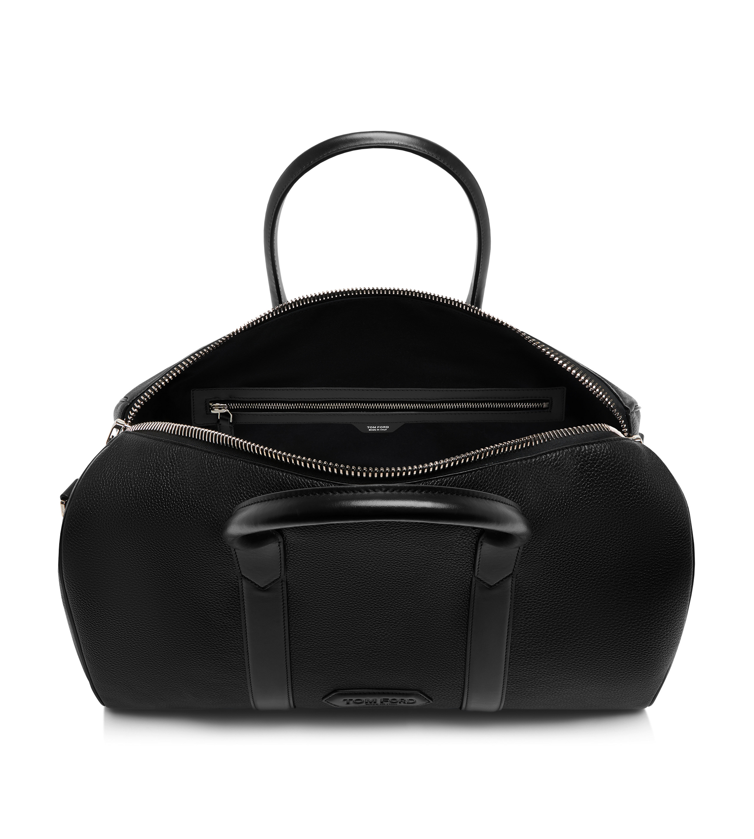 GRAIN LEATHER WIDE OPENING MEDIUM DUFFLE - 4