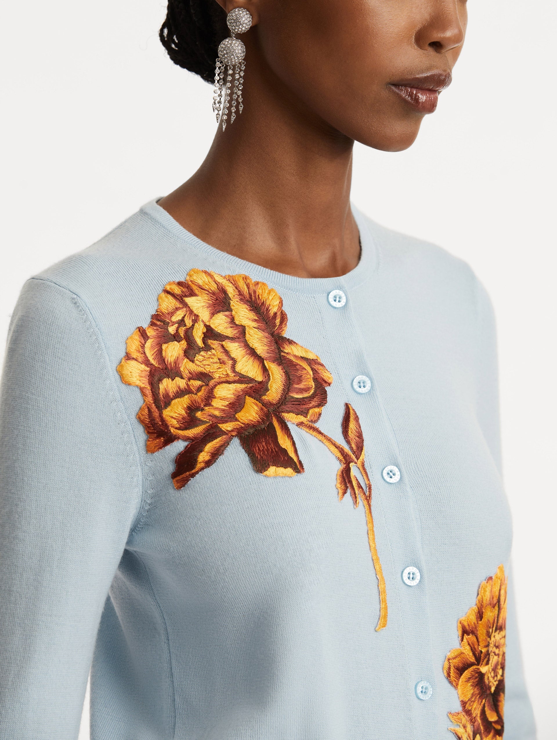 PEONY THREADWORK CARDIGAN - 6