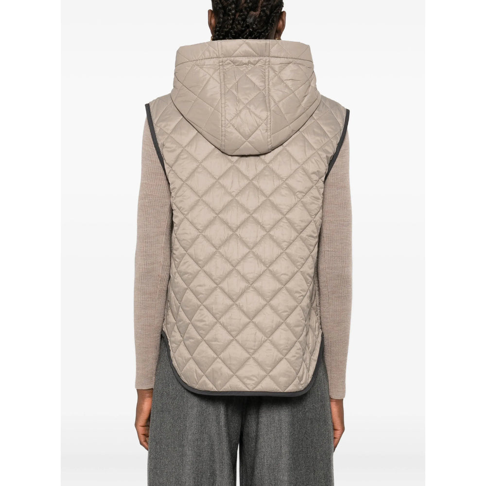 Brunello Cucinelli Neutrals Jackets - Waistcoat & Gilets Women - 4