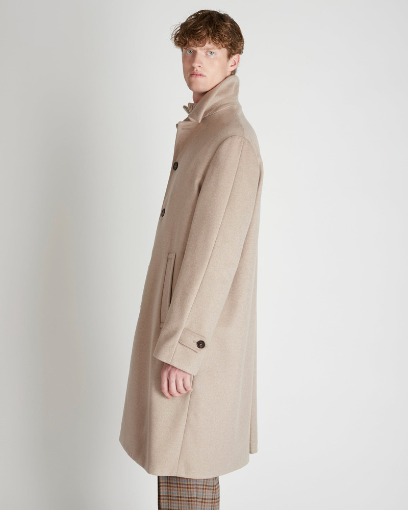 Regular fit wool and cashmere loden 4
