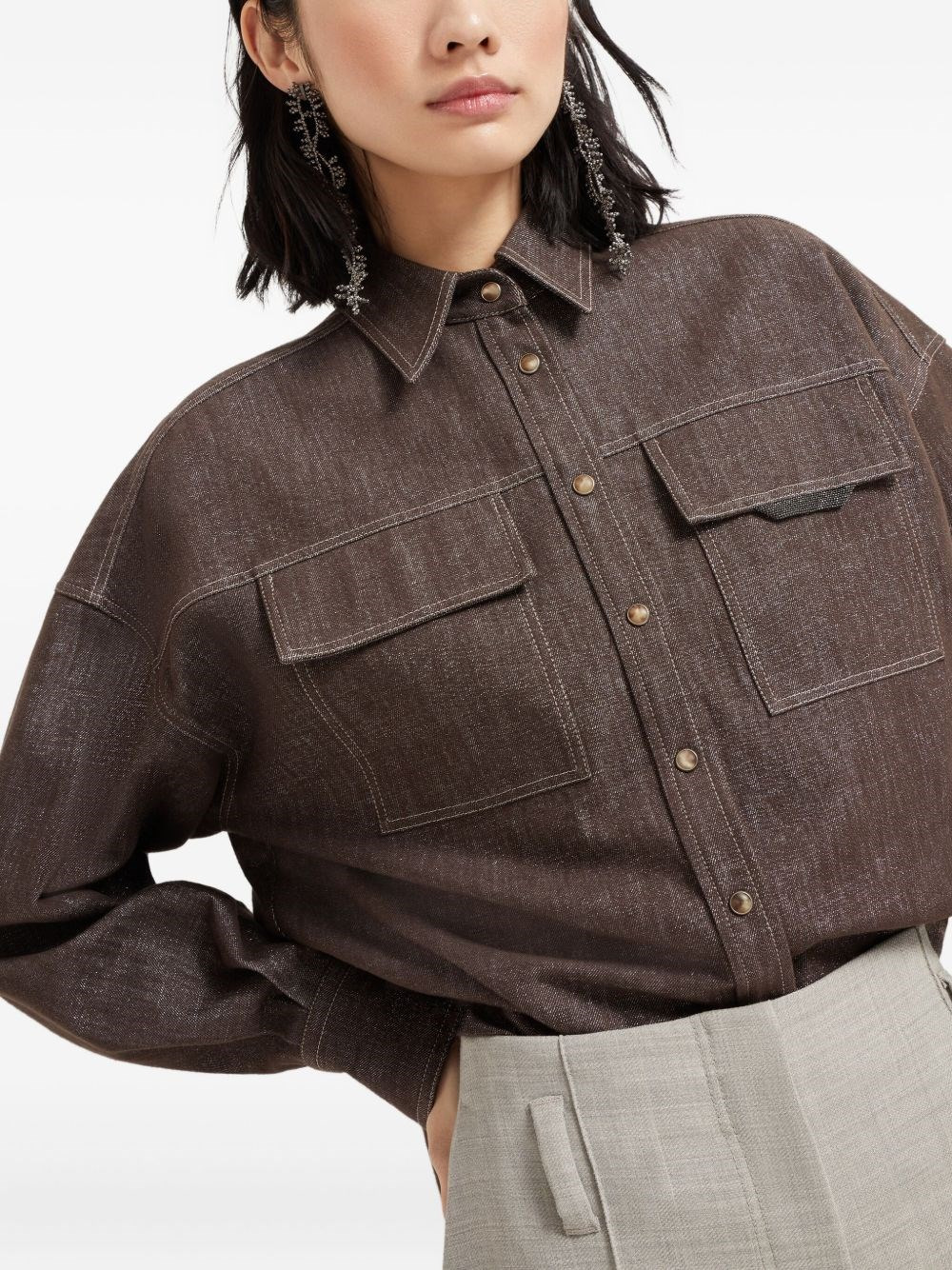 Denim shirt - 4