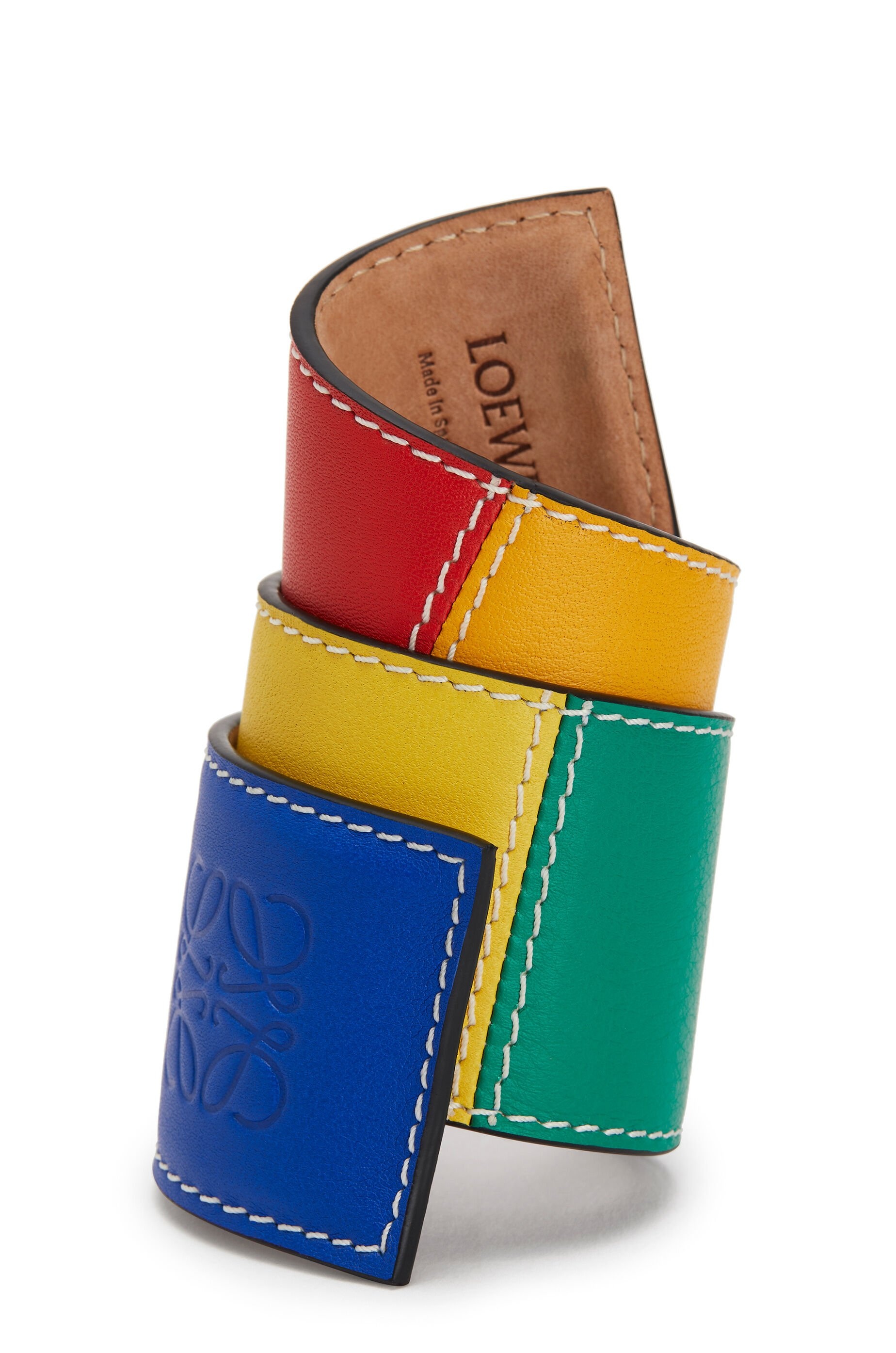 Big slap bracelet in smooth calfskin - 3