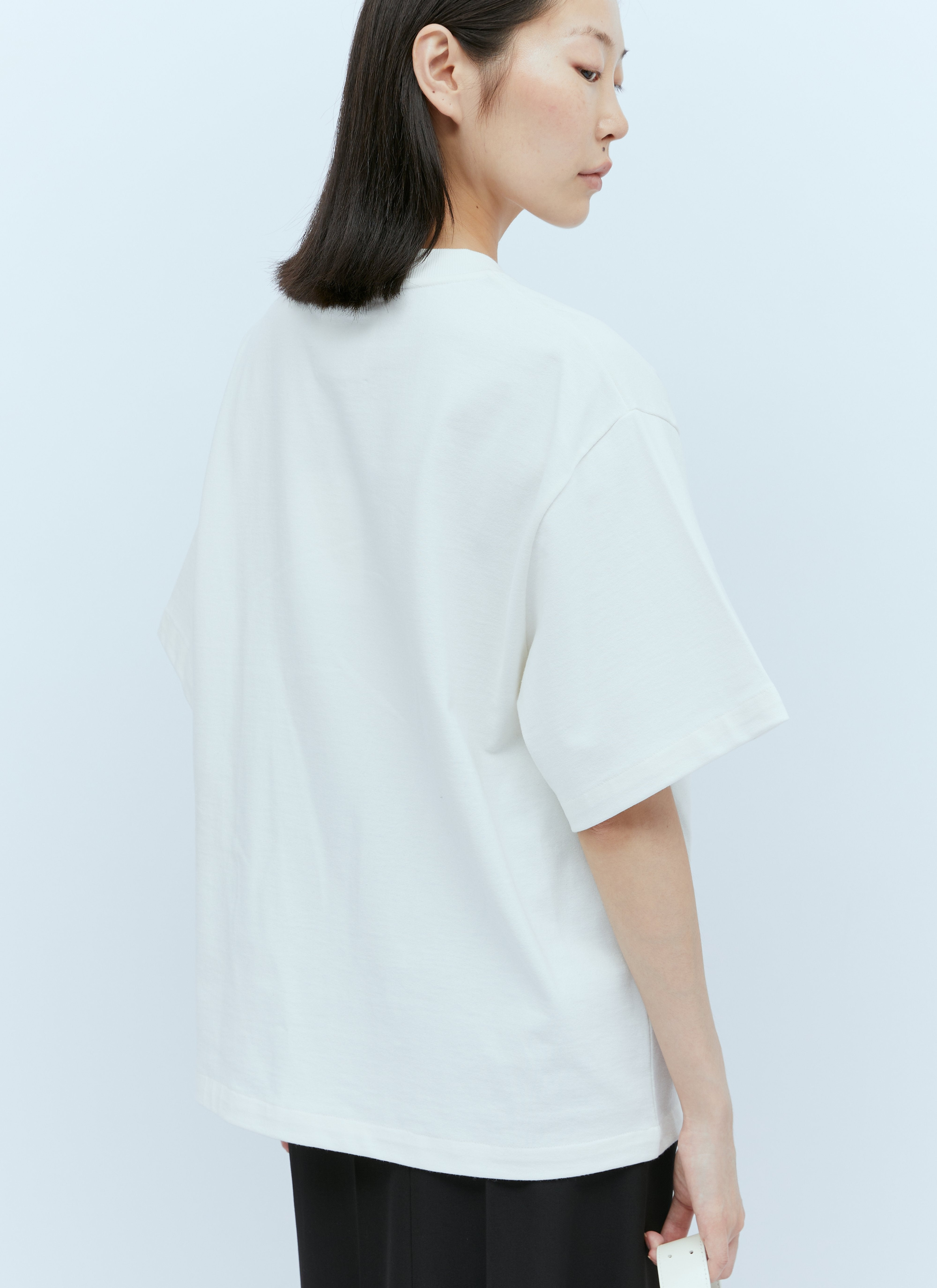 Jil Sander Women Logo Print T-Shirt - 5